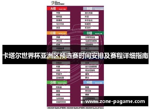 卡塔尔世界杯亚洲区预选赛时间安排及赛程详细指南