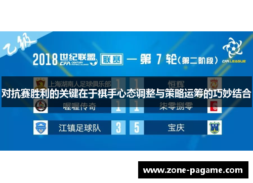 对抗赛胜利的关键在于棋手心态调整与策略运筹的巧妙结合